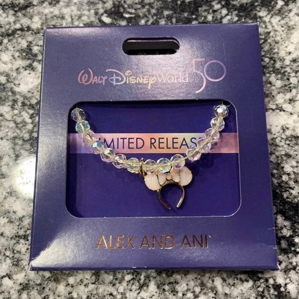 Disney Minnie Ear Headband with Beads Bangle by Alex and Ani - Picture 3 of 6
